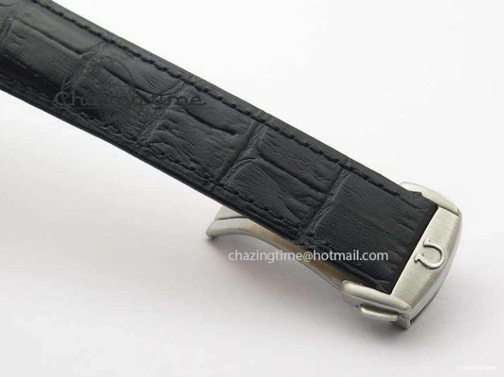 0322 Minimalist Speedmaster Apollo XVII Gray Dial On Black Leather Strap Manual Winding Chrono Movement 8222